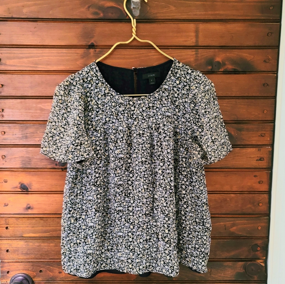 J. Crew Ditsy floral top